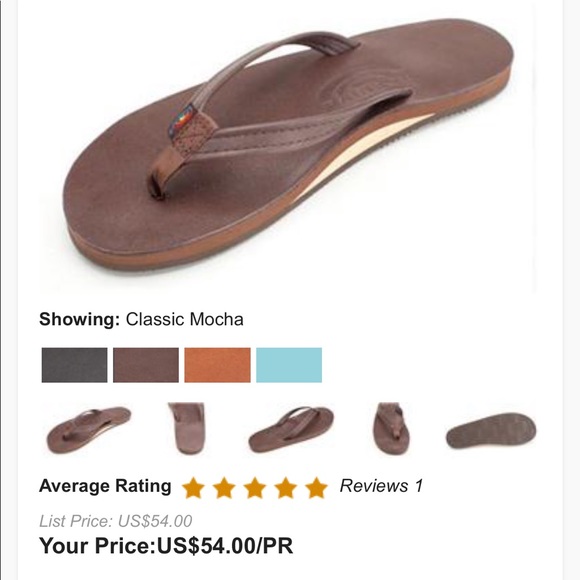 rainbow flip flops price